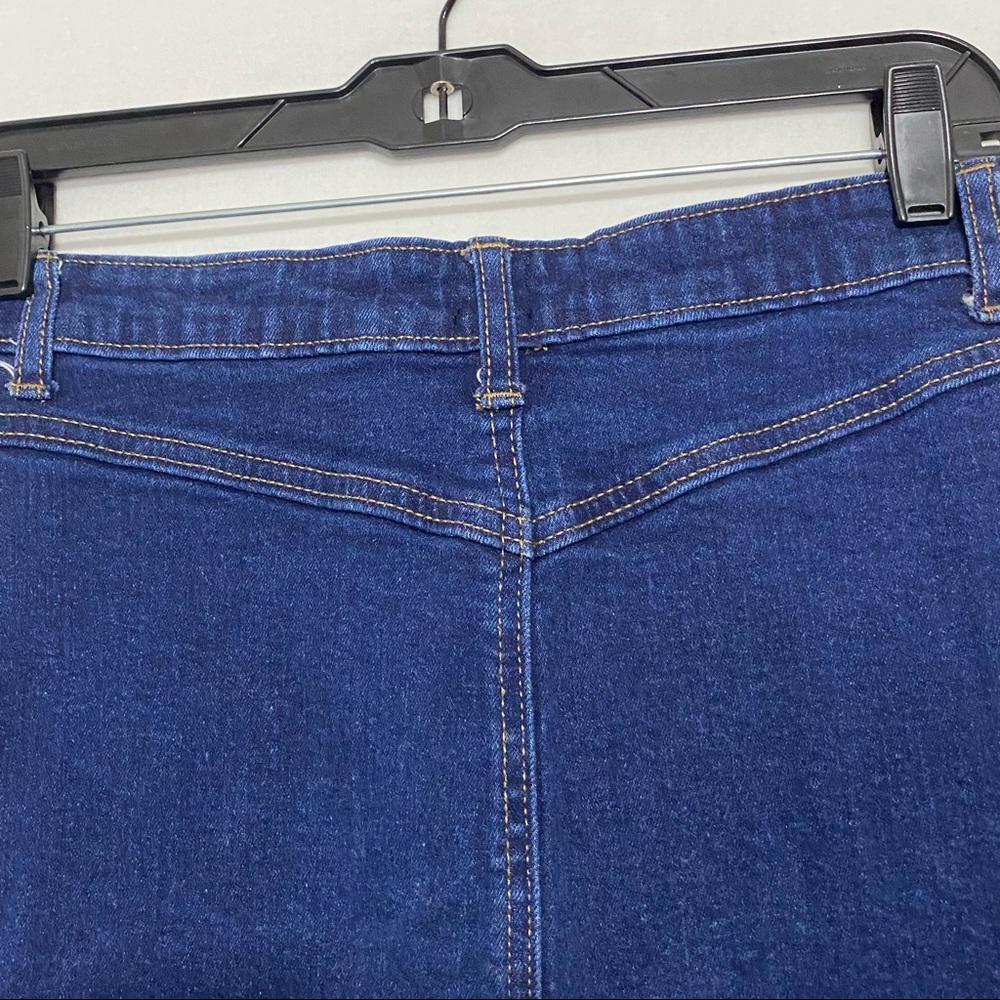 GAP Denim Button Down Mini Skirt size 0/25 - Picture 5 of 9